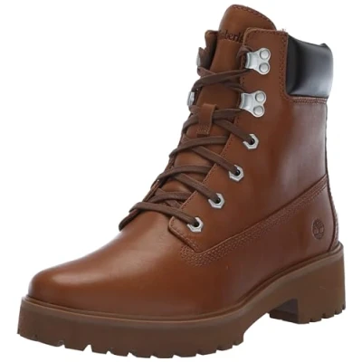Image of Timberland Women&#039;s Carnaby Boot in Saddle, 7 UK Wide