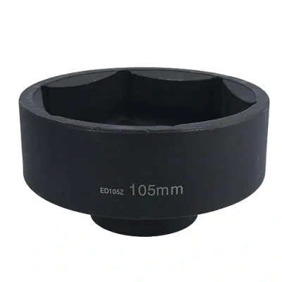Image of 105mm 1in Drive Deep Metric Impact Impacted Socket 6 Sided Point Single Hex