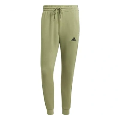 Image of adidas Sportswear Essentials Tapered CUFF 3 Stripes Pants Tracksuit bottoms, Men&#039;s, Size: Medium, Tent green