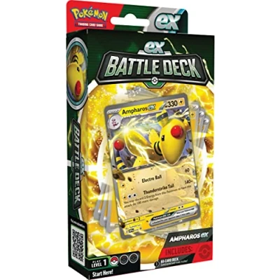 Image of Pokémon TCG: Ampharos ex Battle Deck (Ready to Play 60 Card Deck)