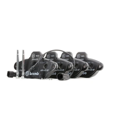 Image of 1559698, 1575620, 1669578, 1675620, 1731172 Brake pad set BREMBO P 24 147 incl. wear warning contact with accessories FIAT: 500 Hatchback