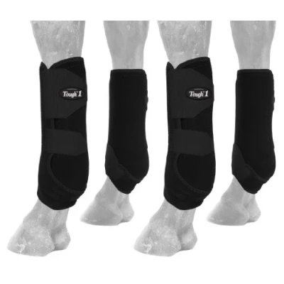 Image of Tough 1 Extreme Vented Sport Boots Set, Black, Medium