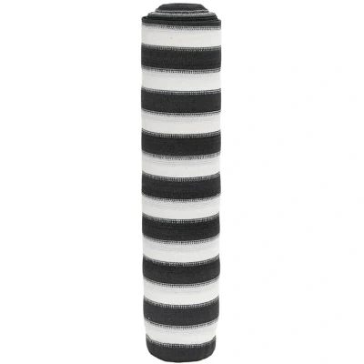 Image of vidaXL Privacy Net Anthracite and White 1.8x25 m HDPE 75 g/m²