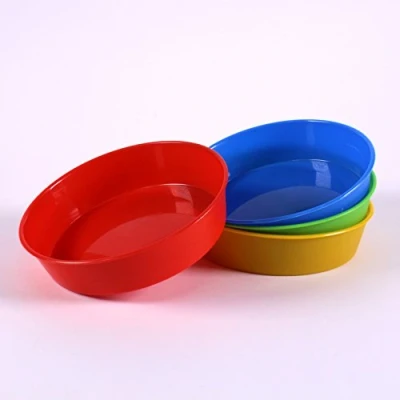 Image of Plastic Paint Dipping Mixing Bowls for Kids Art Painting Set of 4 Coloured Pots by BCreative ®