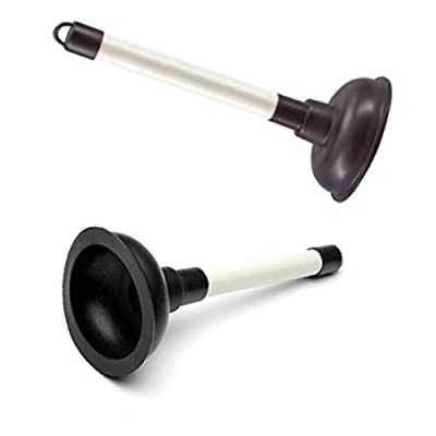 Image of ADORN Sink Plunger with 225mm (9 inch) Plastic Handle 110mm (4.25 Hanging Hoop Toilet Builders Choice