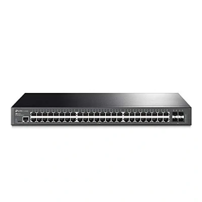 Image of TP Link JetStream 48 Port Gigabit L2 Managed Switch with 4 SFP Slots, L2/L3/L4 QoS and IGMP snooping Standalone Management, Centralized Fanless, Rack Mountable (SG3452)