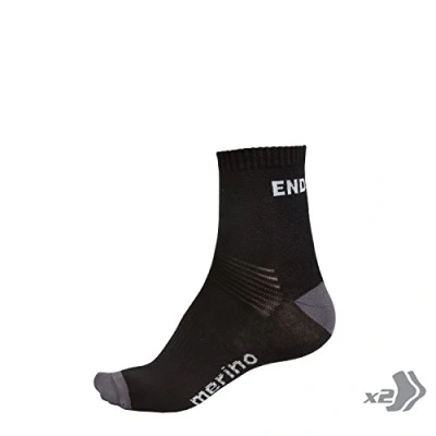 Image of Endura BaaBaa Merino Cycling Socks 2 Pack