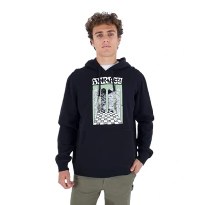 Image of Hurley Men&#039;s Vision Art Series Hoodie, Black, L