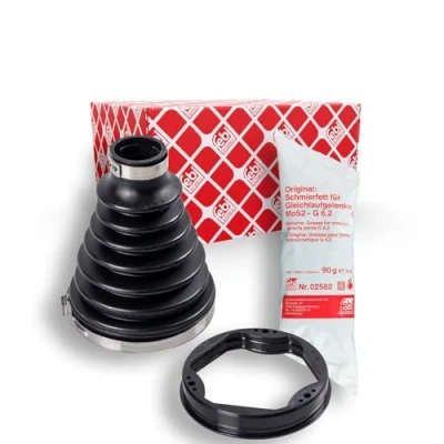 Image of 1534275, 1534275SK1, 1595110, 1595110SK1 CV Boot FEBI BILSTEIN 174480 transmission sided, Front Axle Thermoplast