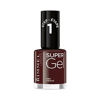 Image of Rimmel London Super Gel Nail Polish, 43 Venus, 12 ml