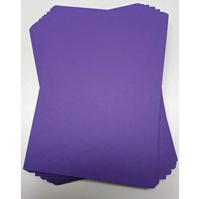 Image of A4 Purple Card Stock x 10 Sheets, 240gsm (297mm 210mm) Stella Crafts