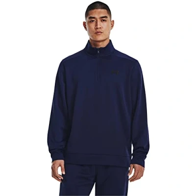 Image of Under Armour 1/4 ZIP Sweatshirt Midnight navy, Men&#039;s, Size: XS, navy