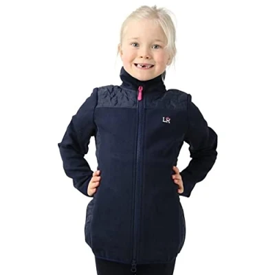 Image of Little Rider Childrens/Kids Sophia Horse Riding Jacket (9 10 Years) (Navy/Pink)
