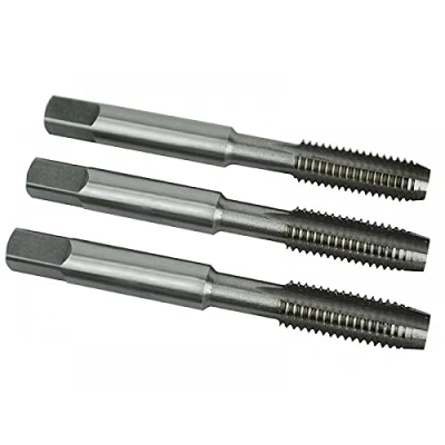 Image of Faithfull HSS Straight Flute Tap Set M8 x 1.25, 3 Piece FAIHSSTM8