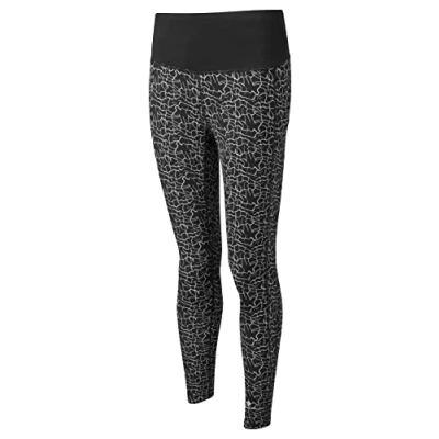 Image of RONHILL Women&#039;s Wmn&#039;s Life Crop Tight, Black/Mono Ripple, 10