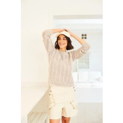 Image of Stylecraft 10059 Adult DK Sweaters Top Hat Knitting Pattern