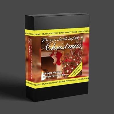 Image of Crime Time: For the detective in you &#039;Twas A Death Before Christmas Murder Mystery Game (20 Players)
