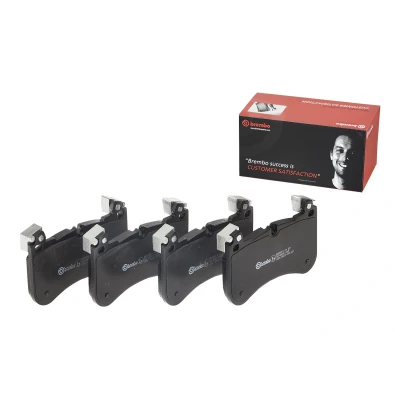 Image of LR110084, LR138646, LR149626, LR157174 Brake pad set BREMBO P 44 029 LAND ROVER: Discovery 5, Range Rover Sport, 4