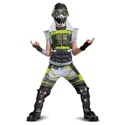 Image of Disguise Unisex Kid&#039;s Apex Legends Classic Muscle Fancy Dress Halloween Costumes for Boys, Octane, Medium