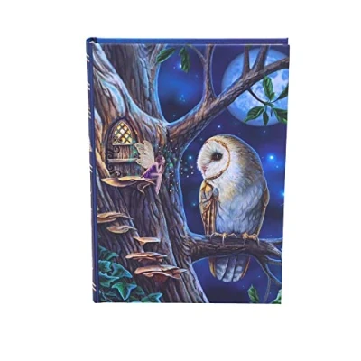 Image of Nemesis Now Lisa Parker Fairy Tales Journal, Blue, 17cm