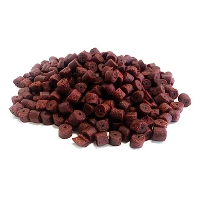 Image of MALTBYS&#039; STORES 1904 LTD Drilled Halibut Pellets Red 8.5mm 200g Fishing Bait SLCB
