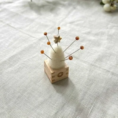 Image of Cohana Pincushion, White/Beige, One Size