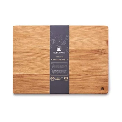 Image of Edeldings XL Solid Wood Chopping Board Made of Oak Large 35 х 25 Kitchen from Europe Antibacterial Board, Serving for