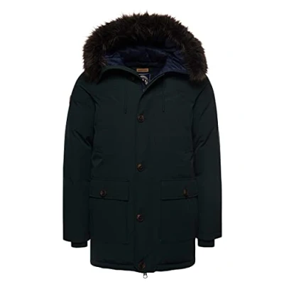 Image of Superdry Men&#039;s New Rookie Down Parka, Emerald Green, L