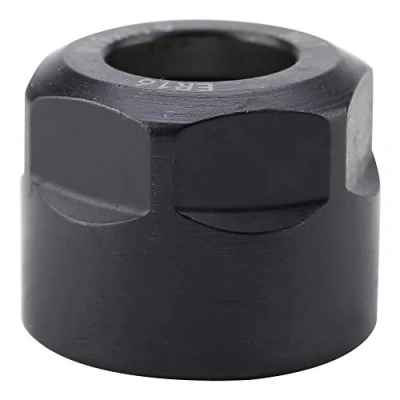 Image of 1pcs ER16 type shank lock nut dynamic balance (black outer A inner M M19*1.0), Fastening Parts