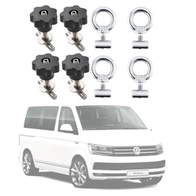 Image of Twowinds Screws Load Securing on Rails Multiflex T5 T6 Multivan Transporter California 7h5883189e, 7h5883084c, 7e5883189a (Set 8 pcs.)
