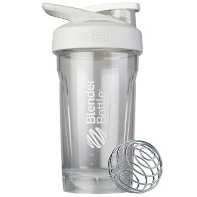 Image of BlenderBottle Strada Shaker Cup Perfect for Protein Shakes and Pre Workout, 700ml, White