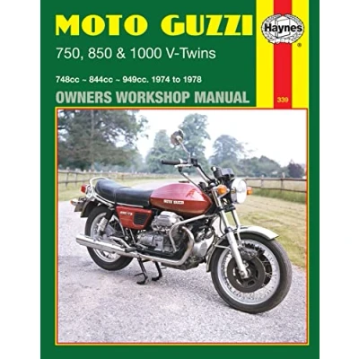 Image of Moto Guzzi 750, 850 &amp; 1000 V Twins (74 78) Haynes Repair Manual
