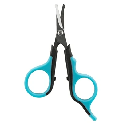 Image of Trixie Face and Paw Scissor for Dog, 9 cm, Black