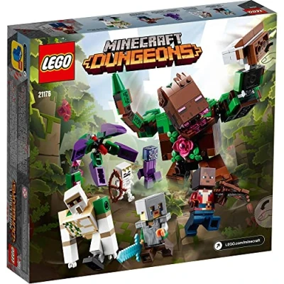 Image of LEGO Minecraft The Jungle Abomination 21176 Building Kit Playset; Fun Dungeons Exploring Toy for Kids; New 2021 (487 Pieces)