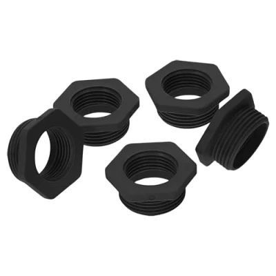 Image of Kalitec G6252010 Reduction M25/M20 Plastic Black I Reducer Cable Gland Hexagonal M20 Female Thread M25 Male IP68 Pack of 5