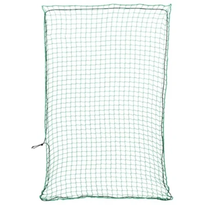 Image of vidaXL Trailer Net Green Cargo Mesh 3x2 m Elastic Rope, Tear Resistant, UV &amp; Weatherproof Polypropylene, Easy Installation, Universal Fit for Trailers, Trucks, SUVs, Roof Racks