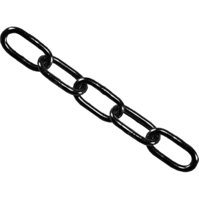 Image of Faithfull FAICHBL615 Black Japanned Steel Chain Reel 6mm Dia. x 5M Length 250 kg Load Limit