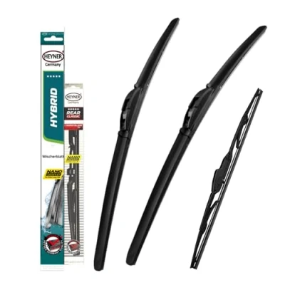 Image of Heyner Wiper Blades Fits: Hyundai ix35 2010 onwards Full Set Hybrid Wipers HH2416H12ARC