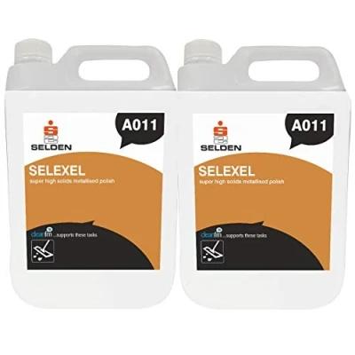 Image of Selden A011 Selexel High Solids Metallised Floor Polish Pack of 2 x 5 Litre