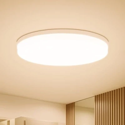 Image of Combuh LED Ceiling Lights 48W 4320Lm Modern Daylight Lamp Warm White 3000K Living Room Kitchen Light Round for Bedroom Hallway Office Balcony Dining Ø30CM