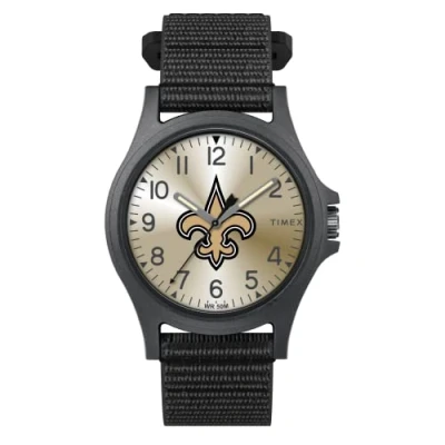 Image of Timex Men&#039;s NFL Pride 40mm Watch, New Orleans Saints, Modern