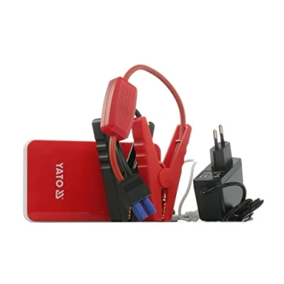 Image of Yato Professional Power Bank with Jump Starter 200A/400A/7500mAh 5V/2A USB Emergency Light Portable Car Battery Torch Station Charger Jumper Cable, yt 83080