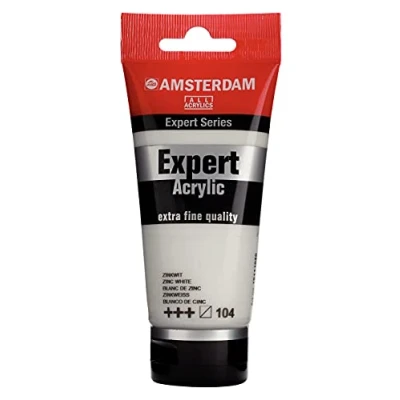 Image of Amsterdam Expert Acrylic: (Acrylic) 75 ml. Series 1 White Zinc