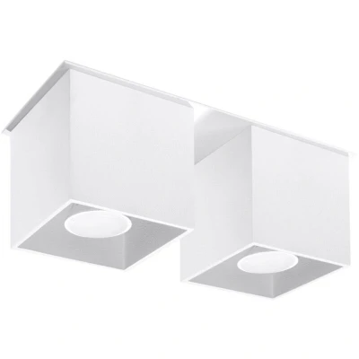 Image of Quad 2 Light Suface Mounted Downlight White, GU10