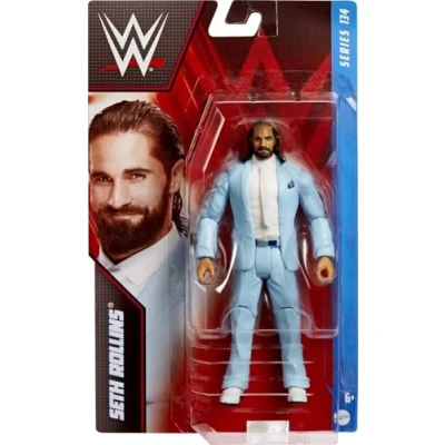 Image of Mattel WWE Basic Action Figure, Seth Rollins, Posable 6 inch Collectible for Ages Years Old &amp; Up