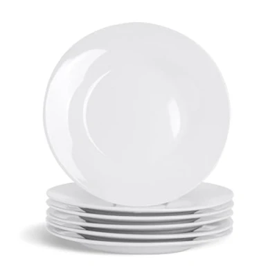Image of 6x 15.5cm White China Side Plates By Argon Tableware