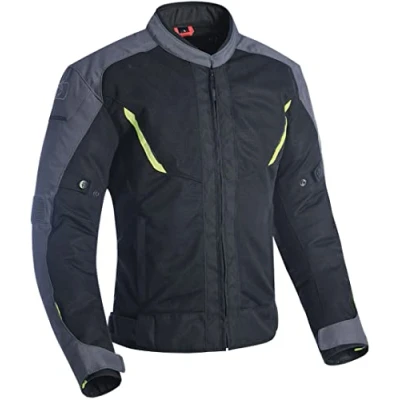 Image of Oxford Men&#039;s Delta 1.0 Air Jacket, Black/Grey/Fluorescent, X Large/44
