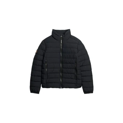 Image of Superdry Fuji Puffer Jacket Navy Blue Dark size XL