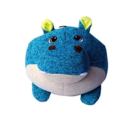 Image of Gor Hugs Softball Hippo (19cm) Blue