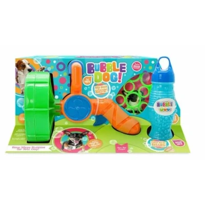 Image of WUNDAPETS BUBBLE DOG MEGA BLASTER PUPPY INTERACTIVE PLAY TOY PEANUT BUTTER BUBBLES